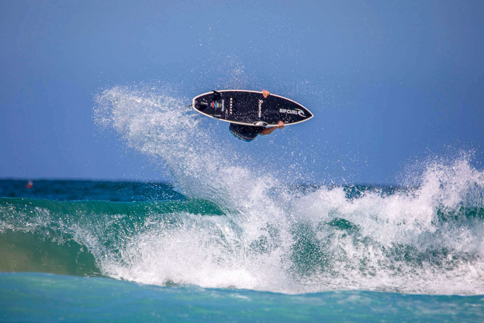 Dane Henry surfing action shot